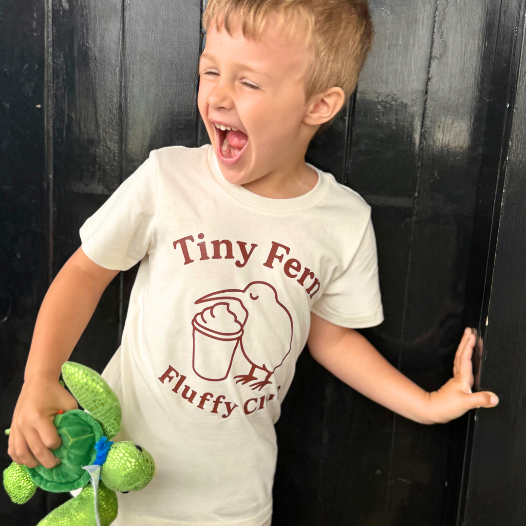 Fluffy Club Cream Tee