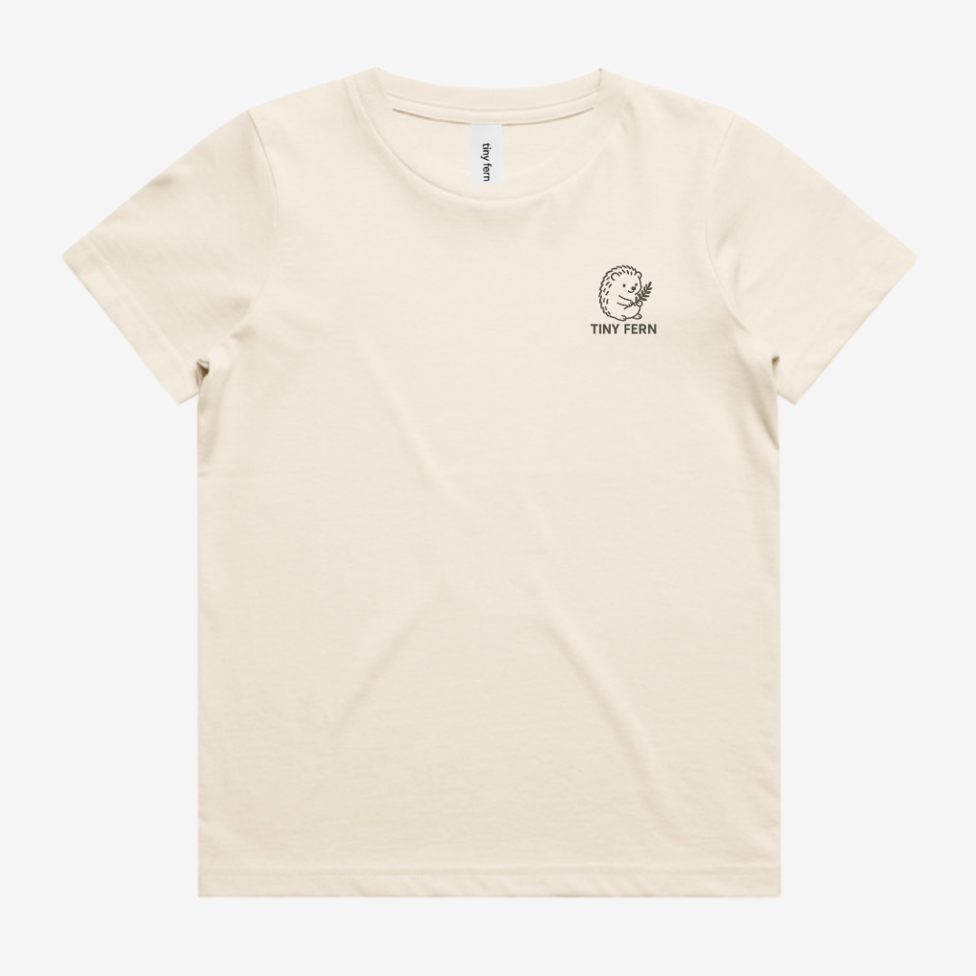 Cream Hedgehog Tee
