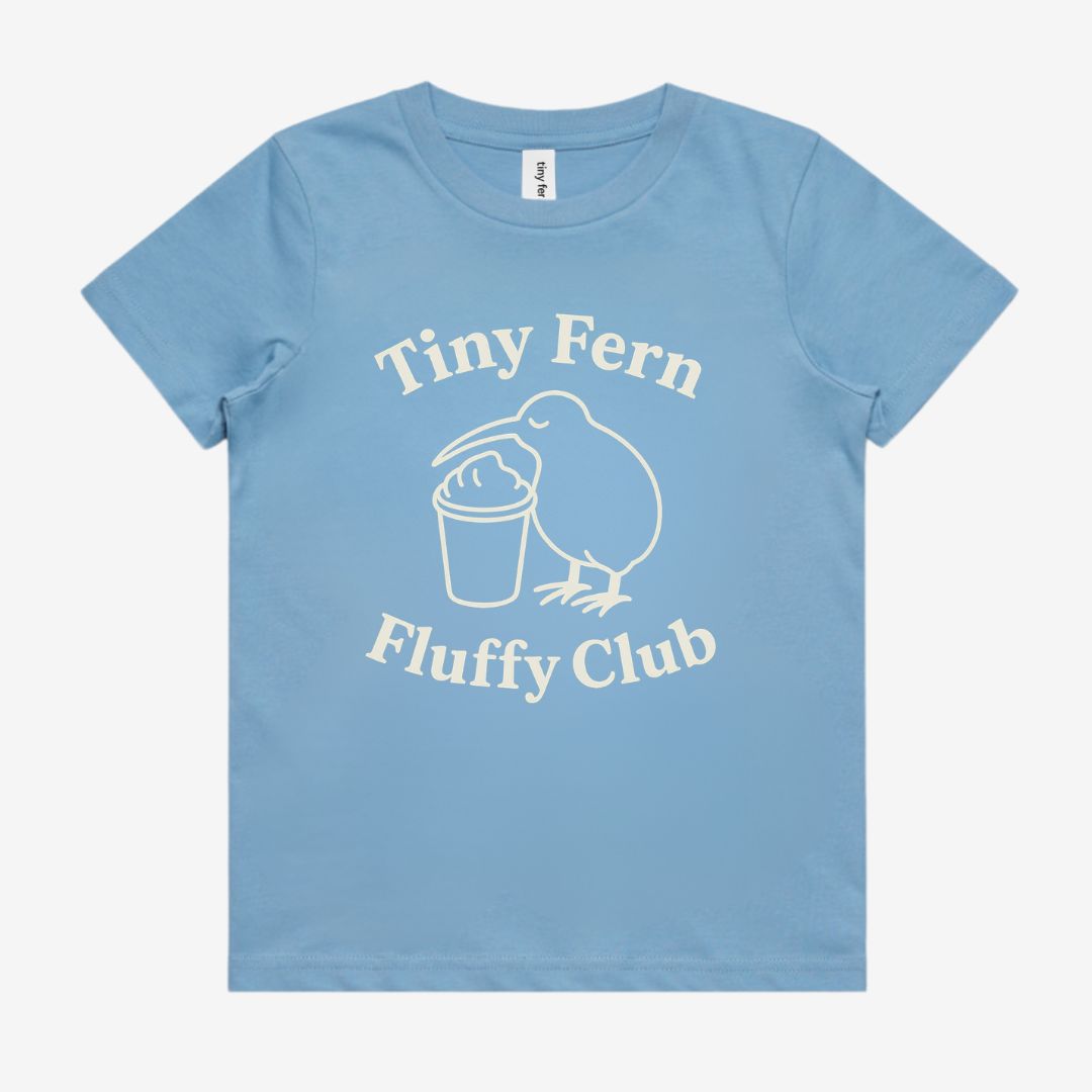 Fluffy Club Blue Tee