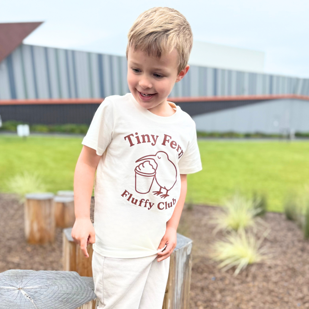 Fluffy Club Cream Tee