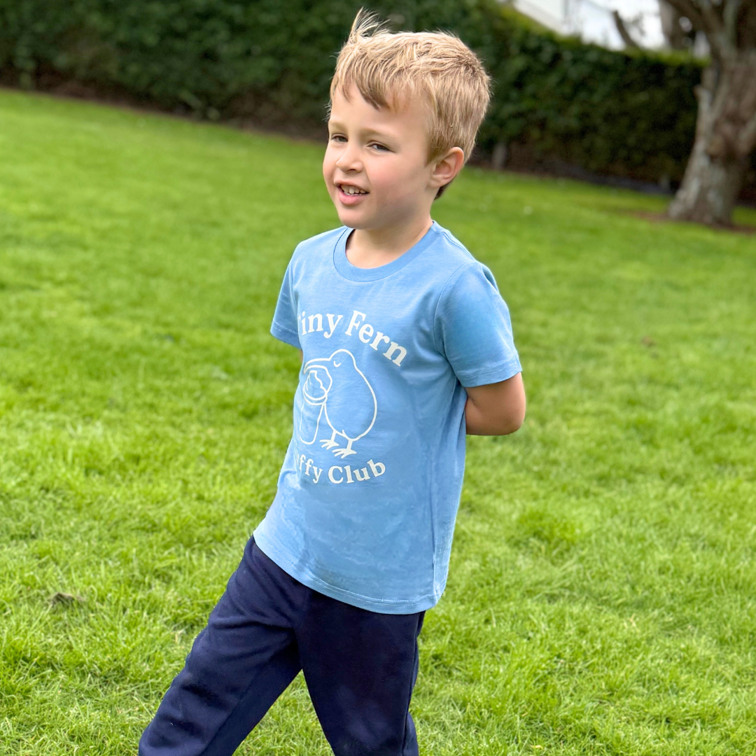 Fluffy Club Blue Tee